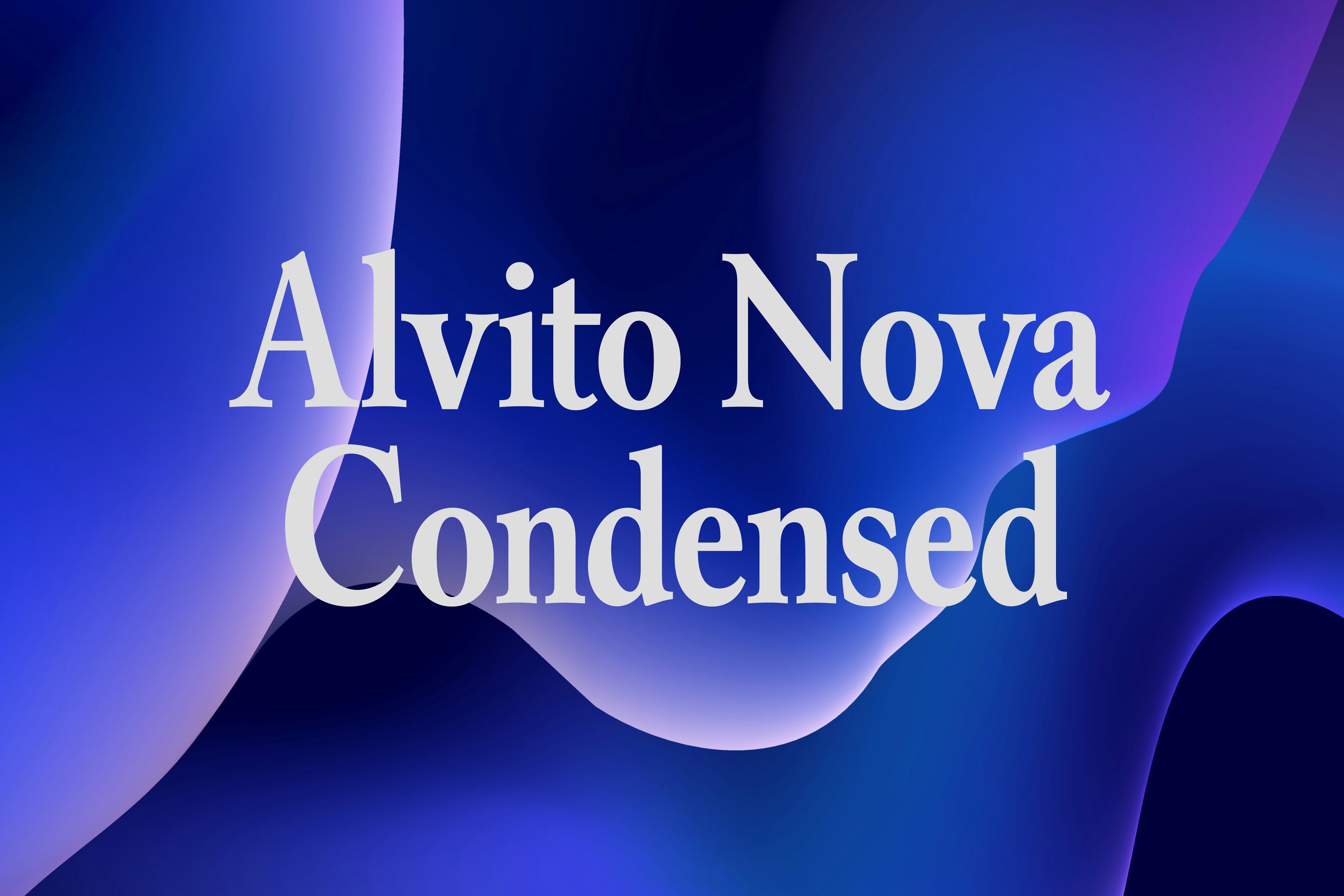 Alvito Nova Condensed